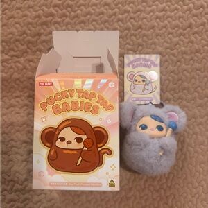 POP MART Pucky Tap Tap Babies Plush Pendant - Cleverness